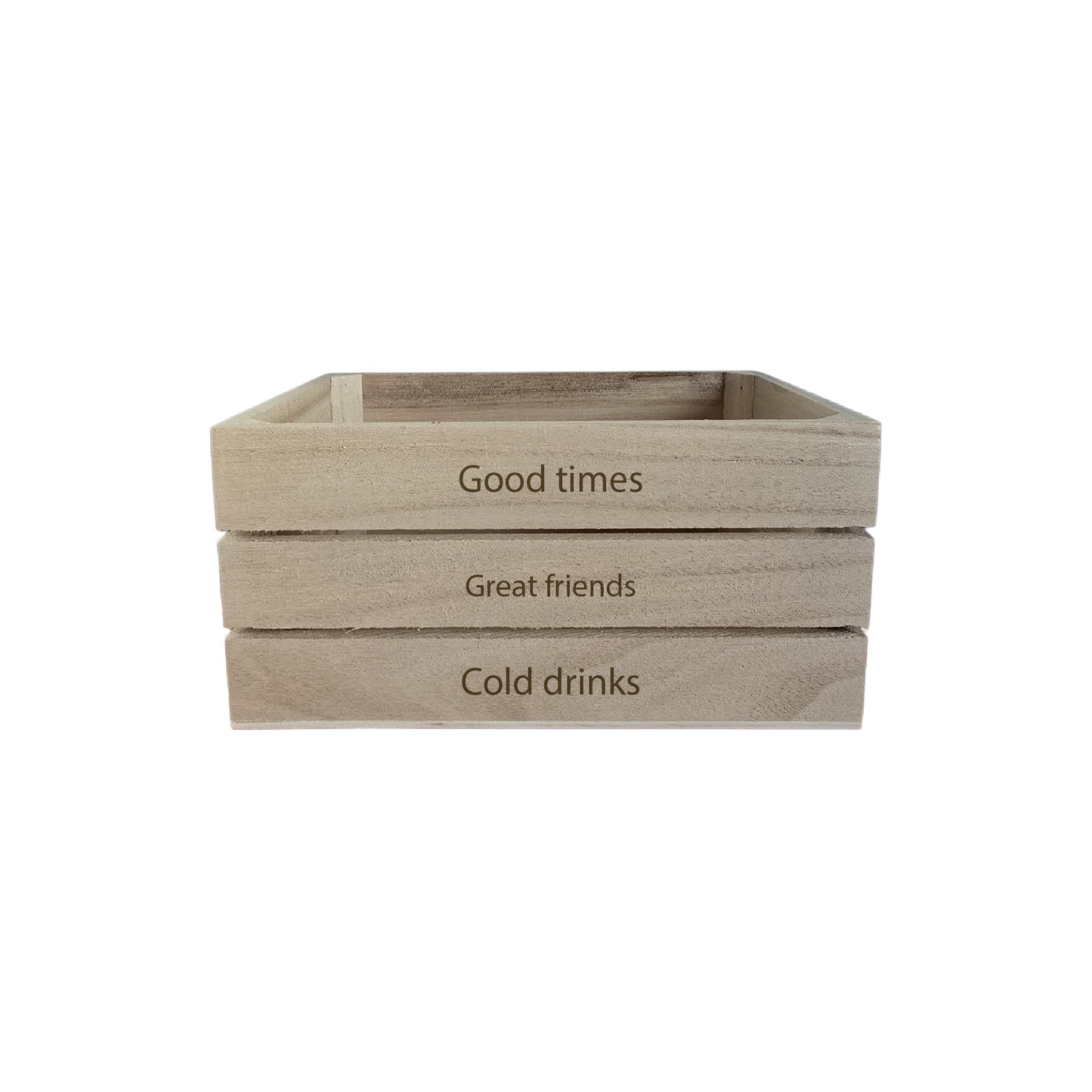 Houten bierkist personaliseren | Cadeaukist met naam